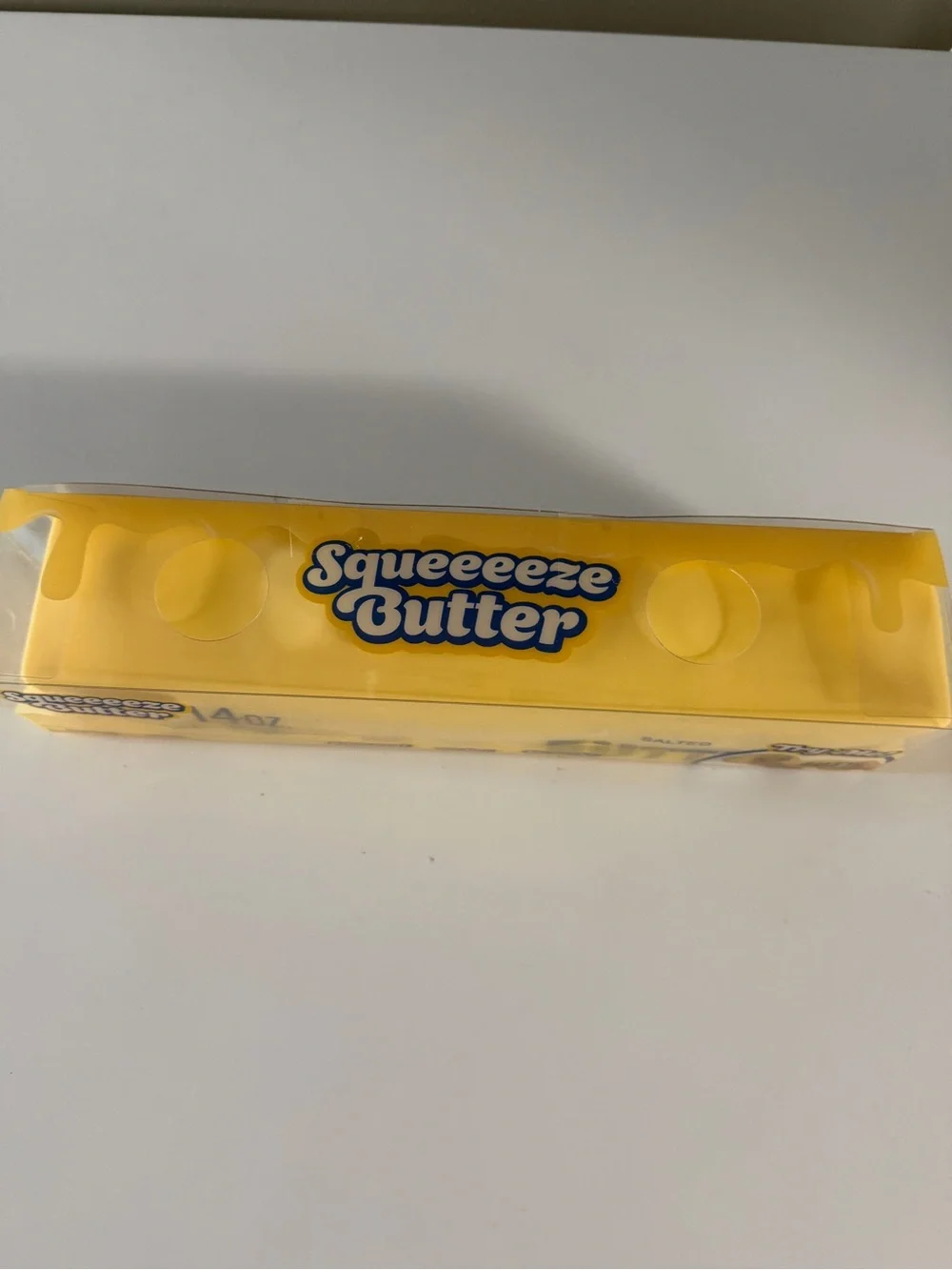Squeezeeze Butter 14oz Yellow Stress Toy